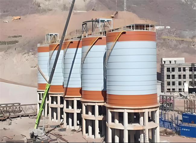 南芬高架钢板仓